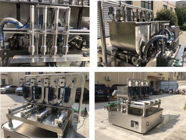 辣椒醬灌裝機包裝樣品展示