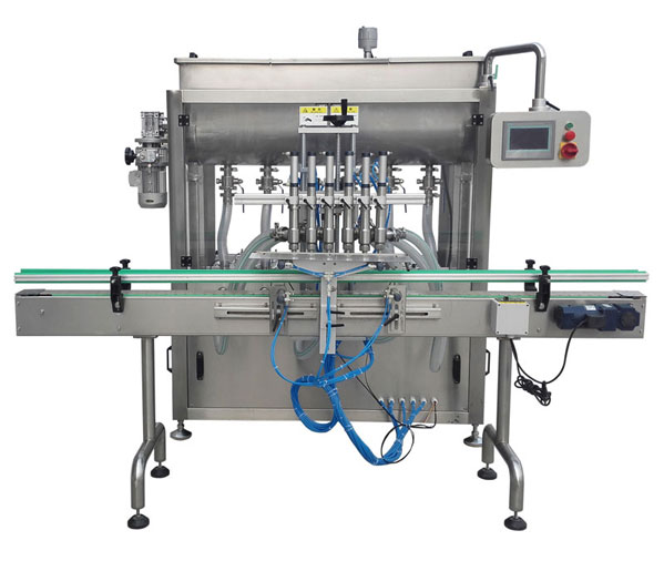 >全自動(dòng)調(diào)味醬灌裝機(jī)車(chē)間實(shí)拍圖