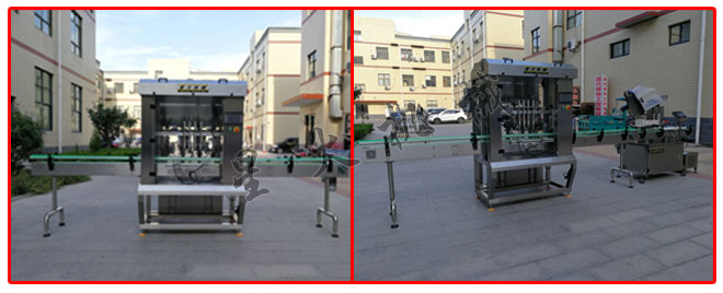 星火公司全自動辣椒醬灌裝機及辣椒醬灌裝生產線設備實拍