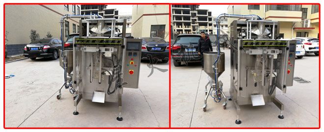 星火公司醬料灌裝機(jī)設(shè)備實(shí)拍