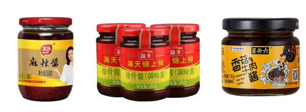 濃醬灌裝機包裝樣品展示