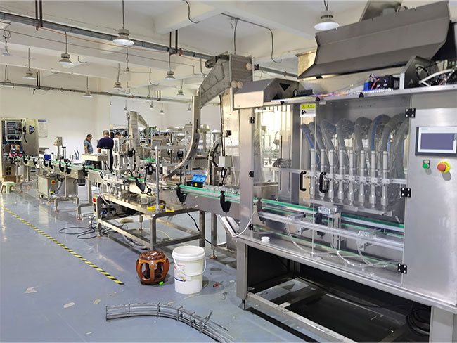 火鍋醬料自動灌裝機生產線