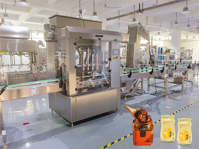 火鍋醬料自動灌裝機生產線