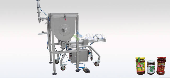 臥式辣椒醬灌裝機,豆豉醬灌裝機